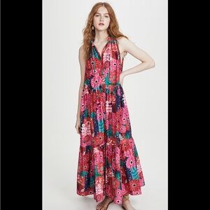 NWT Carolina K Valley Kaftan Maxi Dress Size M